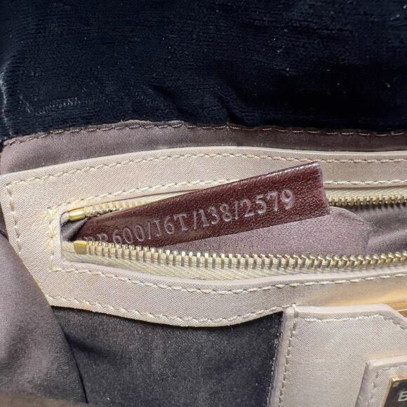 Fendi Black Velvet Gold Tassel Baguette - Picture 5 of 14